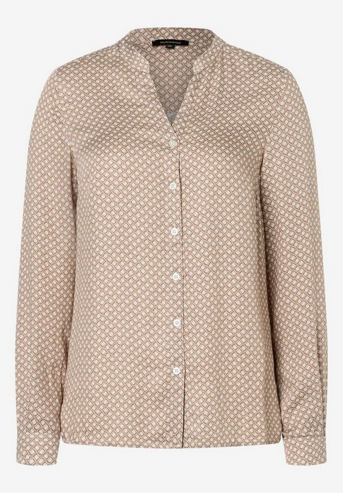 MORE&MORE Blusentop Viskosebluse Minimal-Print Herbst-Kollektion von MORE&MORE