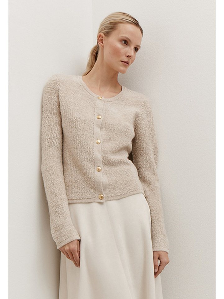 MORE&MORE Cardigan kuschelige Langarmstrickjacke von MORE&MORE