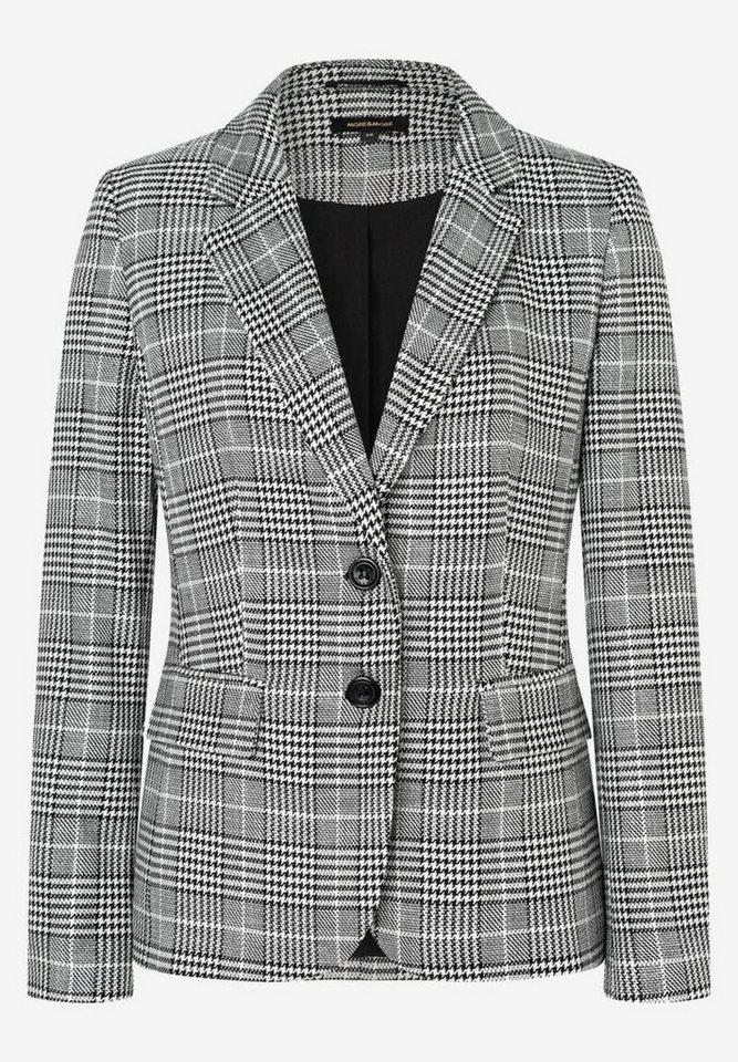 MORE&MORE Jackenblazer Two Tone Glencheck Blazer von MORE&MORE