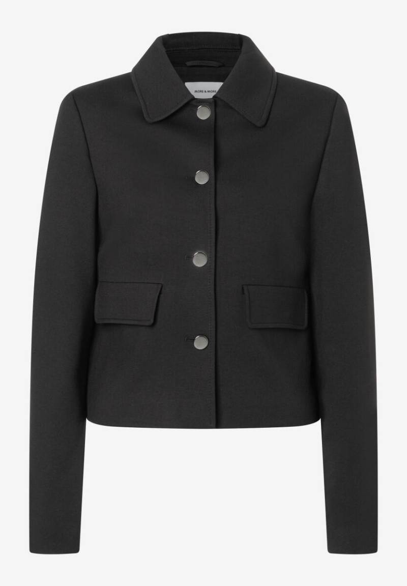 MORE & MORE - Jacquard Blazer schwarz - Gr. - 44 von MORE & MORE