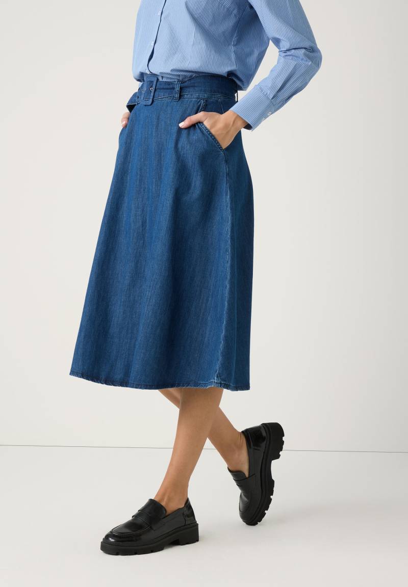 MORE & MORE - Jeansrock mit G√ºrtel denim - Gr. - 38 von MORE & MORE