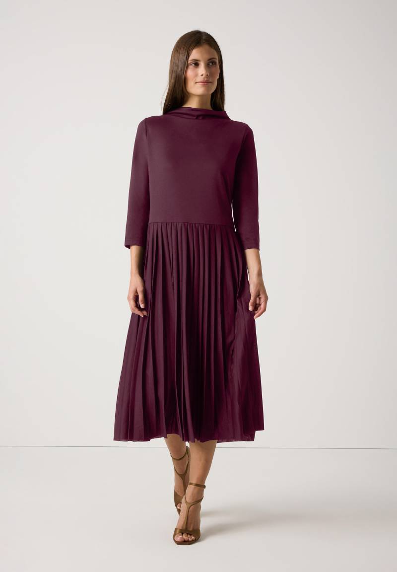 MORE & MORE - Jerseykleid mit Plisseefalten rot - Gr. - 42 von MORE & MORE