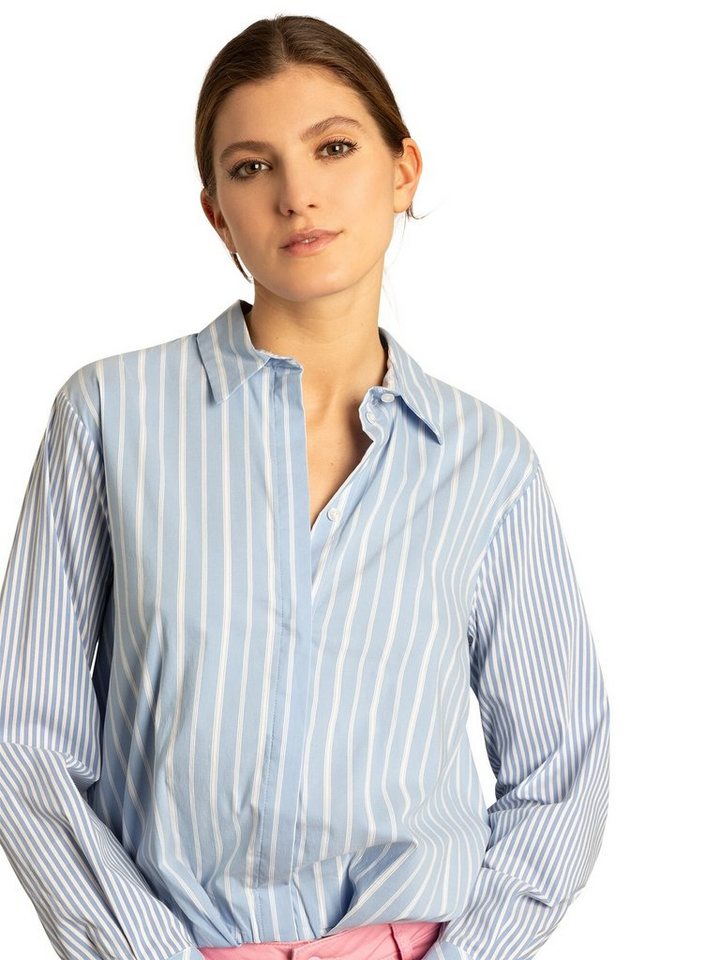 MORE&MORE Klassische Bluse Streifenbluse von MORE&MORE