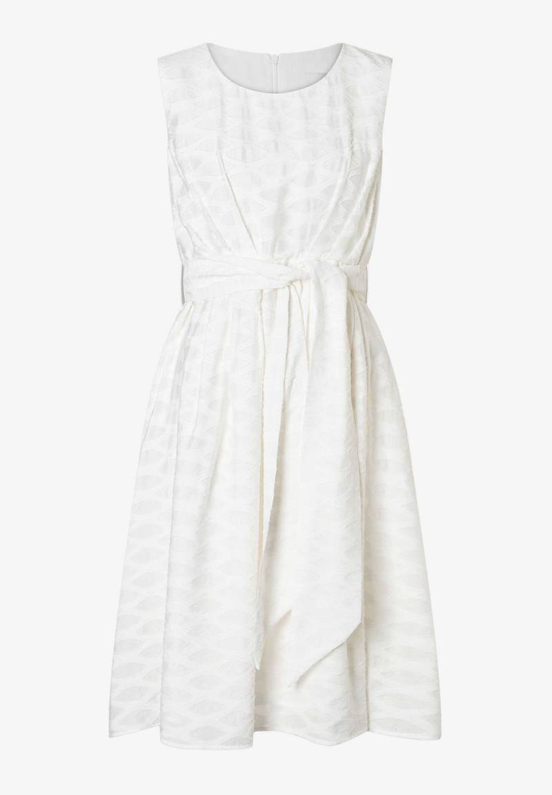 MORE & MORE - Kleid mit Wickeloptik weiß - Gr. - 40 von MORE & MORE