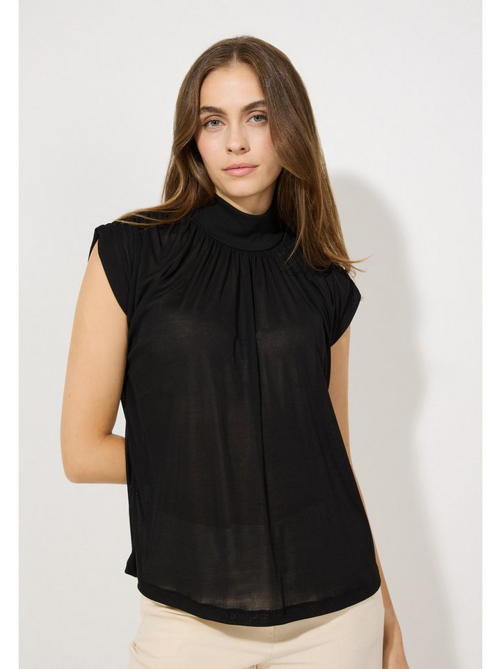 MORE&MORE Kurzarmshirt Crepe-Jersey Kurzarmshirt MORE&MORE Kurzarmshirt Crepe-Jersey Kurzarmshirt von MORE&MORE