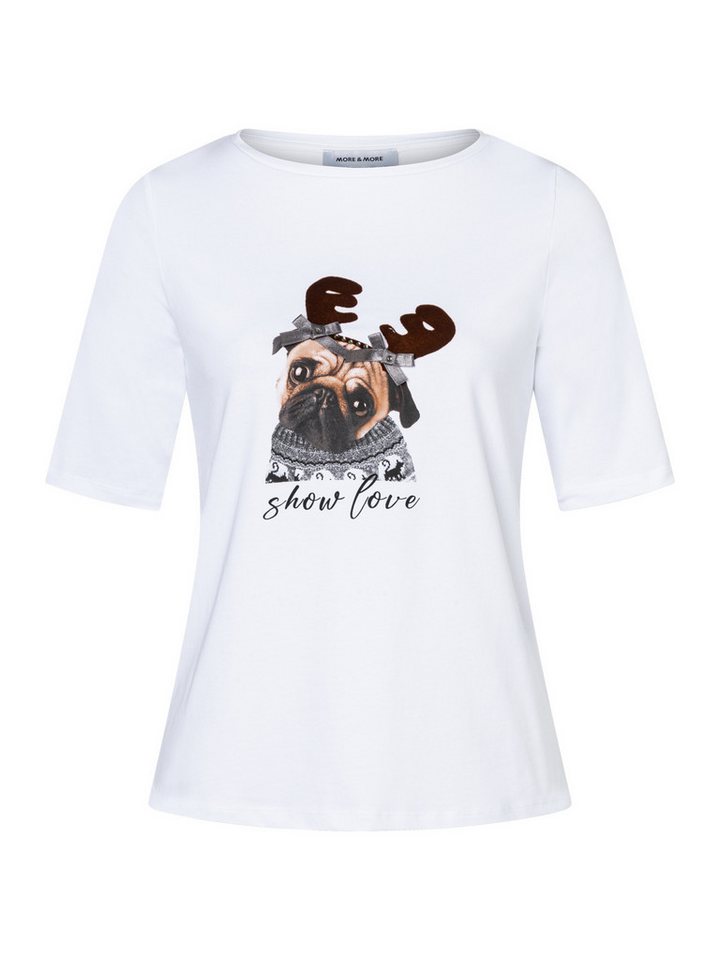 MORE&MORE Kurzarmshirt süßes Stretch-Kurzarmshirt MORE&MORE Kurzarmshirt süßes Stretch-Kurzarmshirt von MORE&MORE