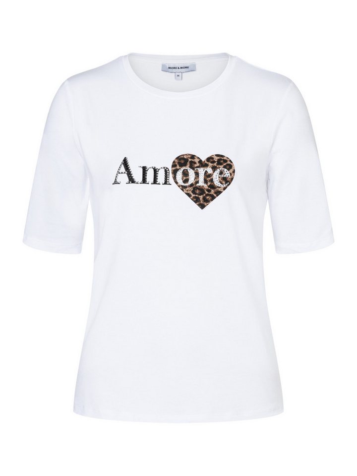 MORE&MORE Kurzarmshirt weiches Stretch-Kurzarmshirt Amore MORE&MORE Kurzarmshirt weiches Stretch-Kurzarmshirt Amore von MORE&MORE