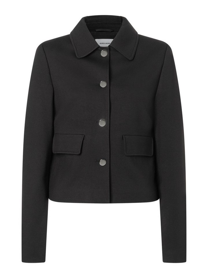 MORE&MORE Kurzblazer kurzer, Stretch- Jersey-Blazer von MORE&MORE