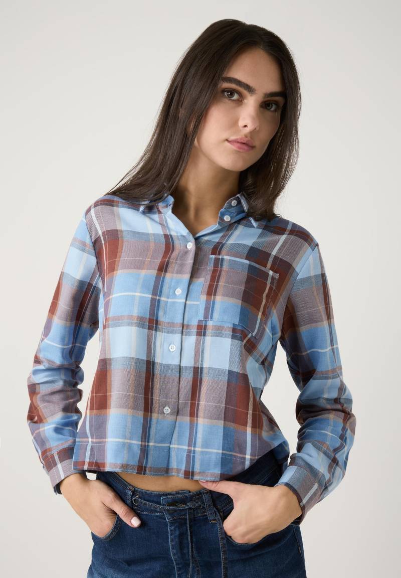 MORE & MORE - Kurze Karobluse blau - Gr. - 34 von MORE & MORE