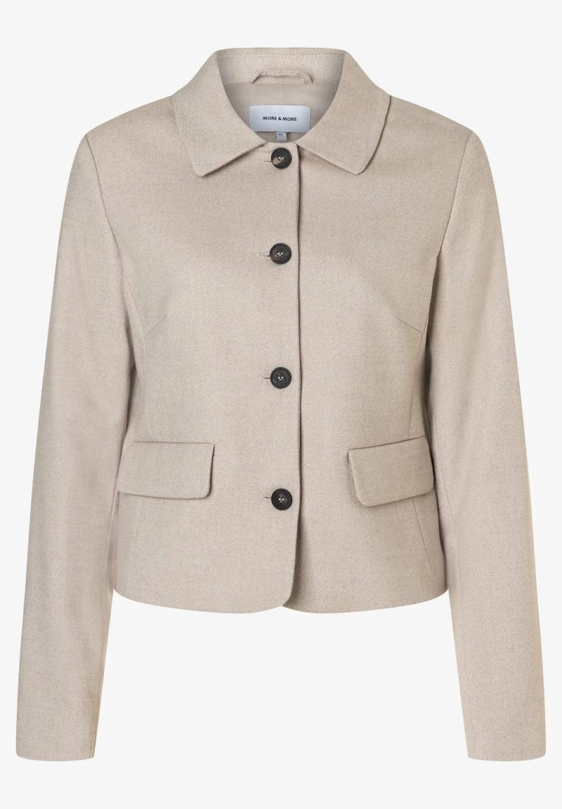 MORE & MORE - Kurzer Blazer beige - Gr. - 36 von MORE & MORE