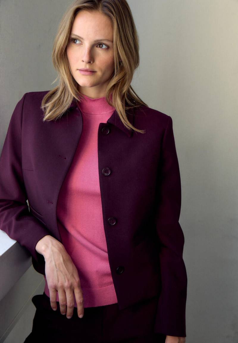 MORE & MORE - Kurzer Blazer rot - Gr. - 32 von MORE & MORE