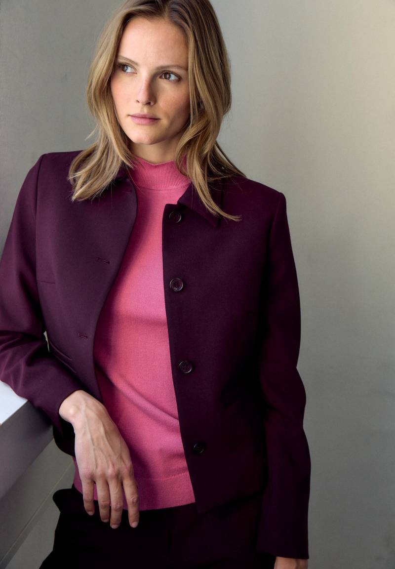 MORE & MORE - Kurzer Blazer rot - Gr. - 40 von MORE & MORE