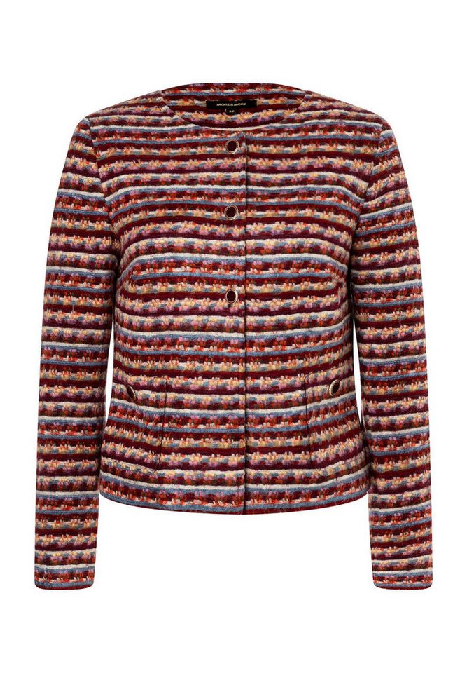MORE&MORE Kurzjacke Coloured Bouclé Jack von MORE&MORE