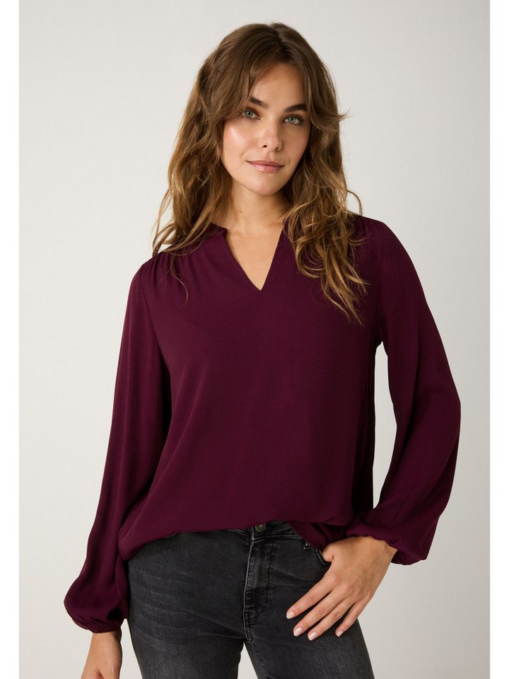 MORE&MORE Langarmbluse Schlupfbluse Ballonärmel von MORE&MORE