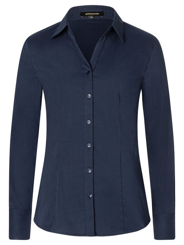 MORE&MORE Langarmbluse Stretchbluse von MORE&MORE