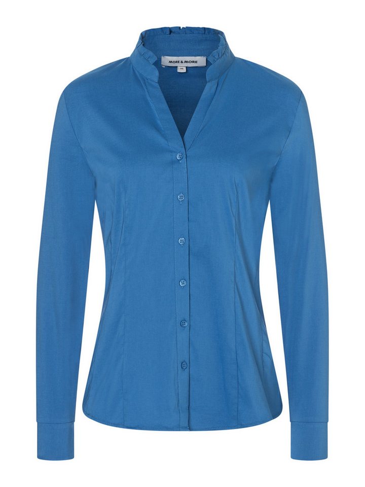 MORE&MORE Langarmbluse feminine Stretch-Businessbluse MORE&MORE Langarmbluse feminine Stretch-Businessbluse von MORE&MORE