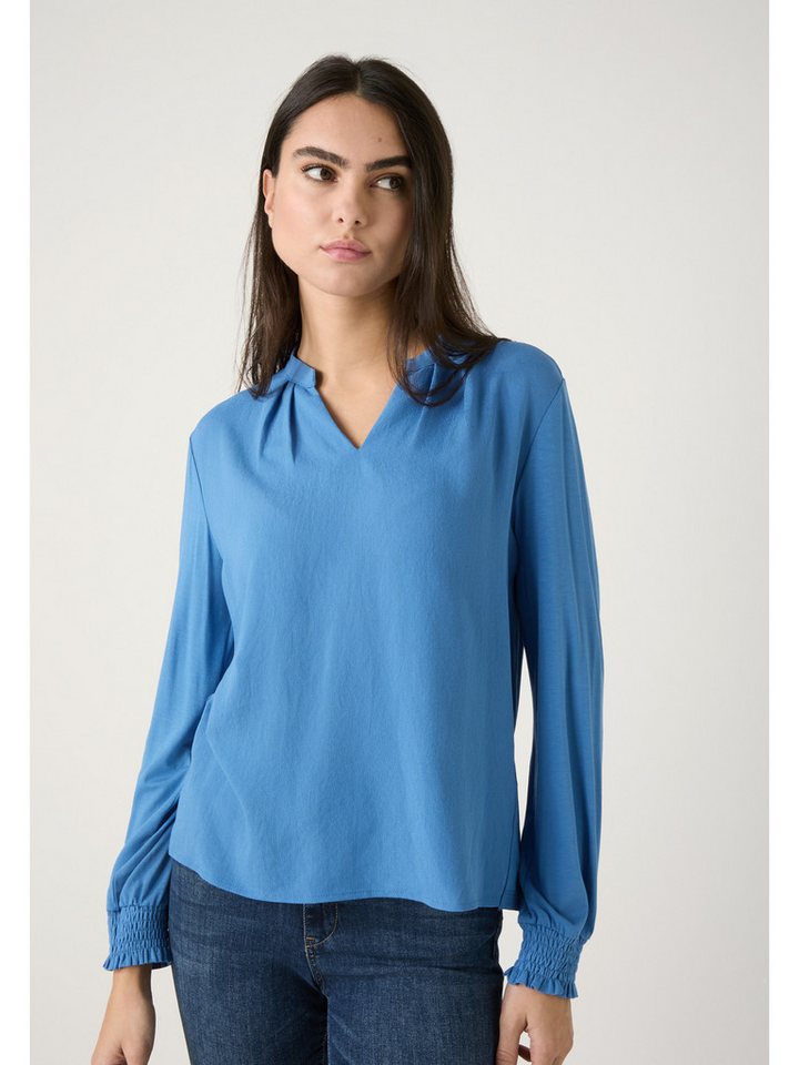 MORE&MORE Langarmbluse feminines Blusenshirt von MORE&MORE