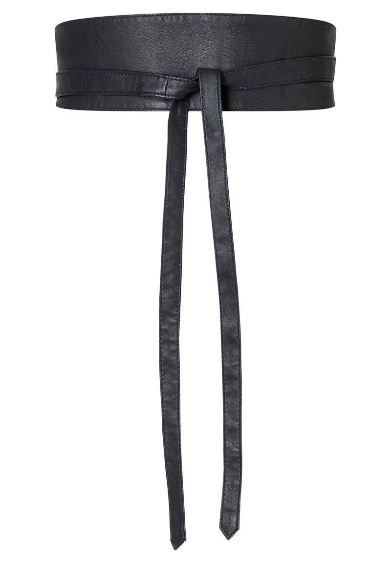 MORE & MORE - Ledergürtel marine Frühjahrs-Kollektion marine - Gr. - 95 von MORE & MORE