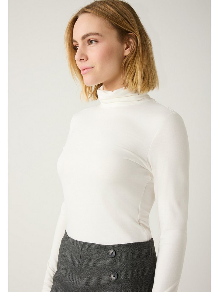 MORE&MORE Longsleeve softes Basic-Rollkragenshirt MORE&MORE Longsleeve softes Basic-Rollkragenshirt von MORE&MORE