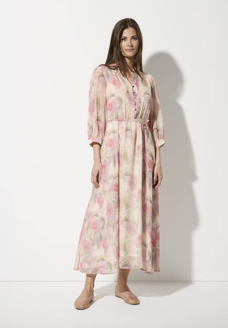 MORE & MORE - Maxiblumenkleid weiß - Gr. - 40 von MORE & MORE