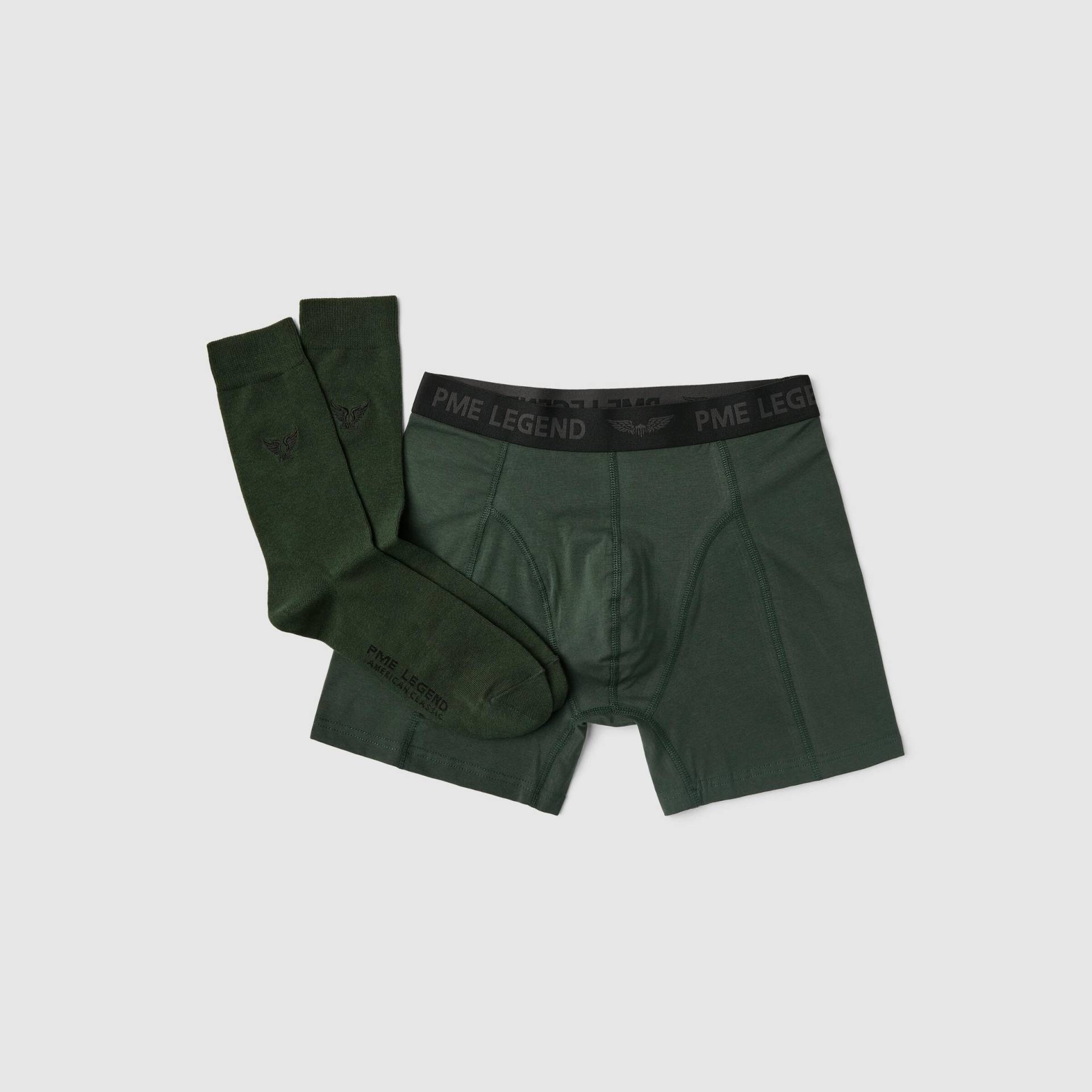 PME Legend - X-mas package boxershorts and sock darkest spruce - Gr. - M von PME Legend
