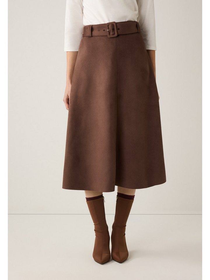 MORE&MORE Midirock weiter Glockenrock, Kunstleder von MORE&MORE