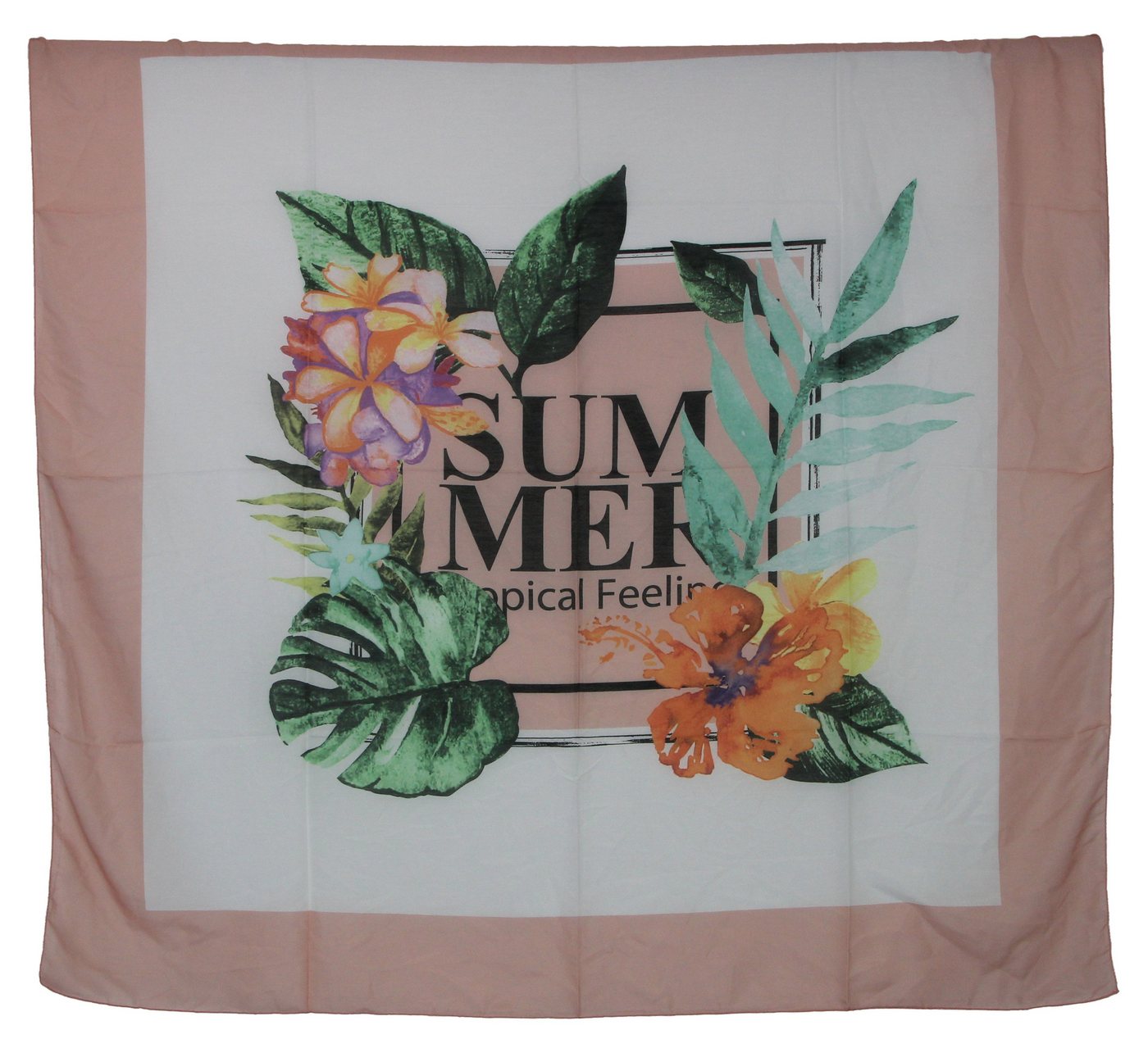 MORE&MORE Modeschal Summer Tropical feeling, Tropical Print von MORE&MORE