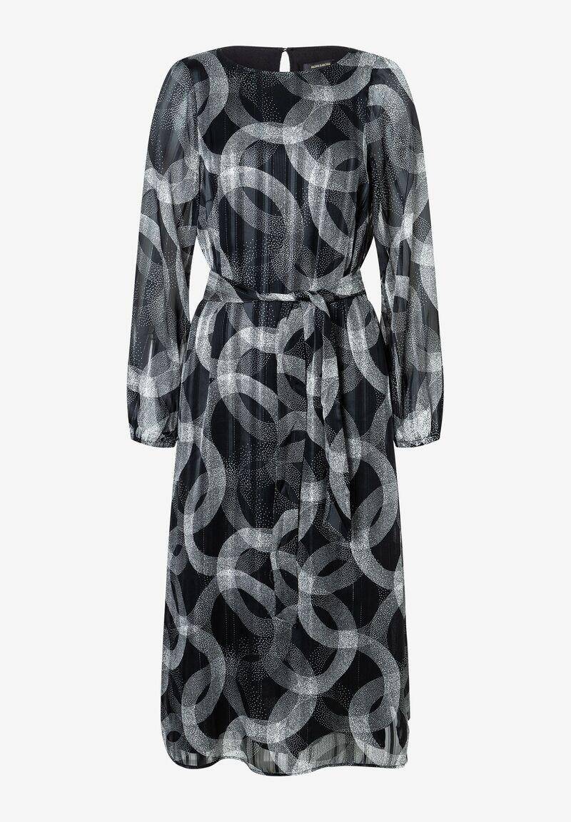 MORE & MORE - Printkleid mit Glanz grau - Gr. - 34 von MORE & MORE