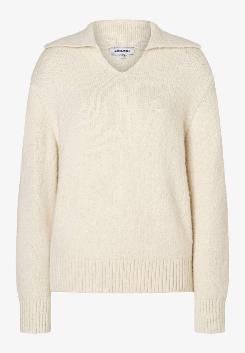 MORE & MORE - Pullover mit Kragen - Gr. - 42 von MORE & MORE