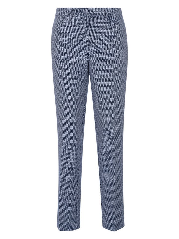 MORE&MORE Regular-fit-Jeans Mini Rhomb Jacquard HEDY Pants von MORE&MORE