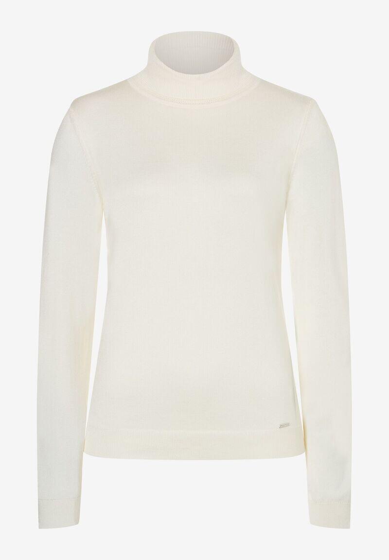 MORE & MORE - Rollkragenpullover ecru Herbst-Kollektion ecru - Gr. - 40 von MORE & MORE