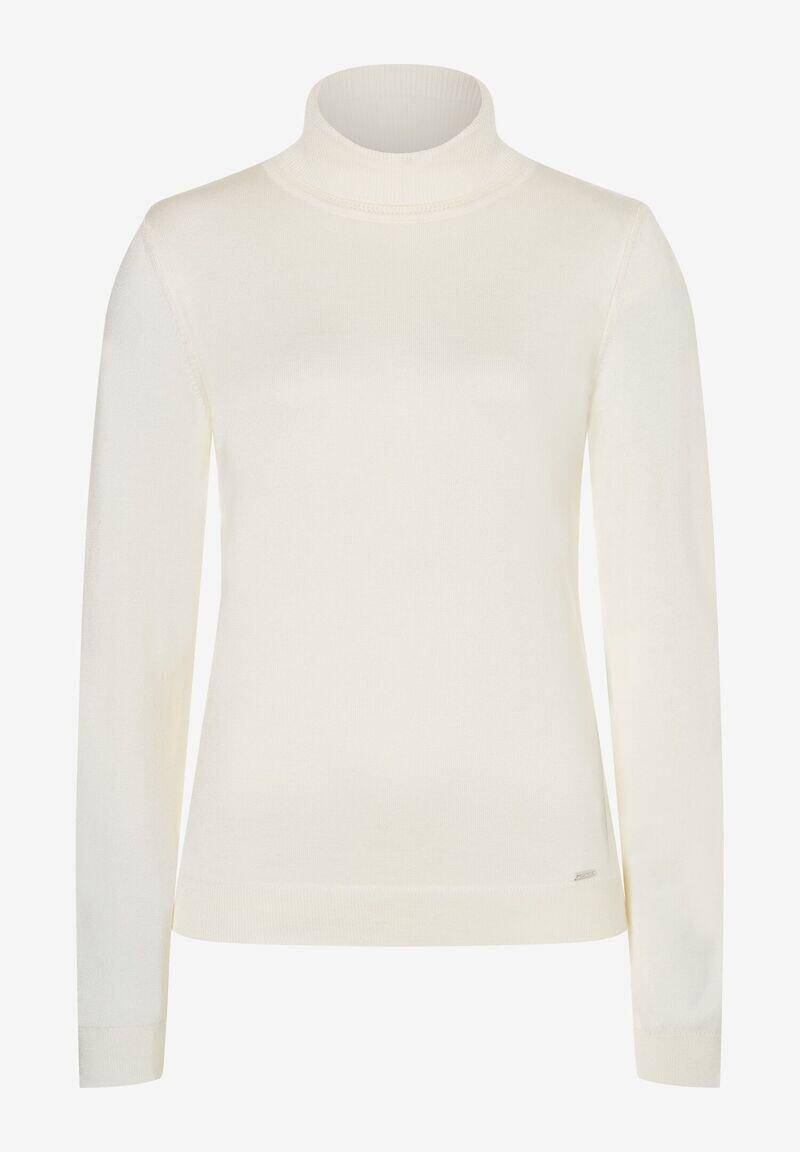 MORE & MORE - Rollkragenpullover ecru Herbst-Kollektion ecru - Gr. - 40 von MORE & MORE