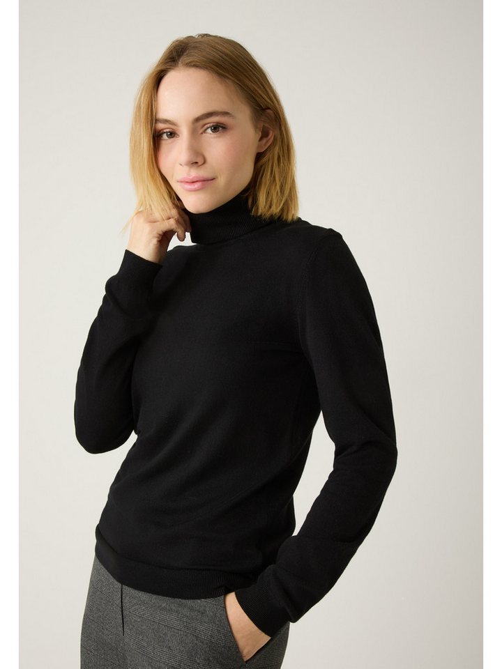 MORE&MORE Rollkragenpullover figurbetonter Rollkragenpullover von MORE&MORE
