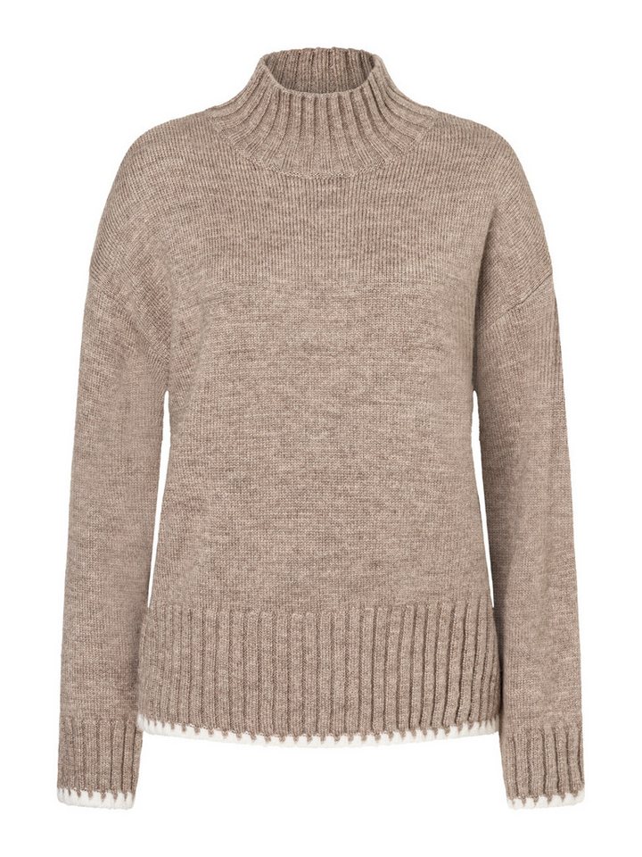 MORE&MORE Rundhalspullover softer Strickpullover von MORE&MORE