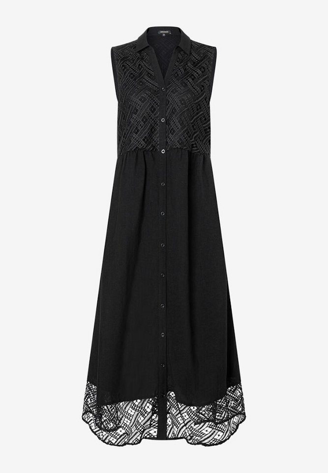 MORE&MORE Sommerkleid Maxi Dress Crochet Detail von MORE&MORE