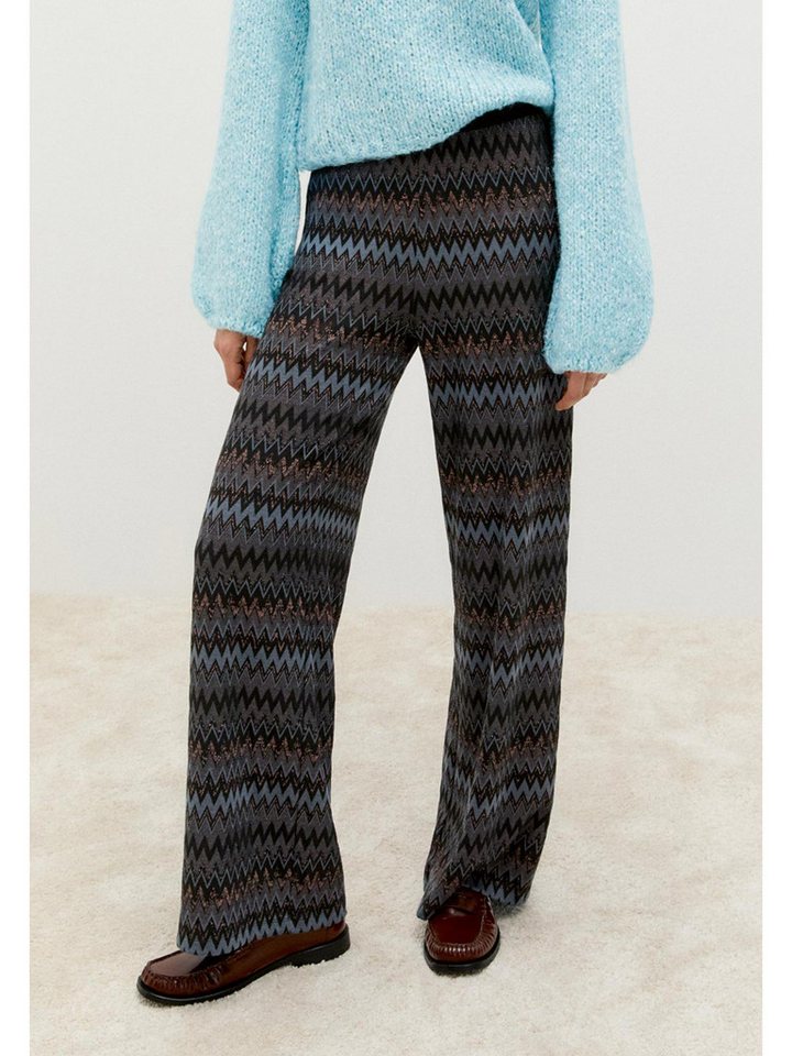 MORE&MORE Stoffhose edel glänzende Schlupfhose von MORE&MORE