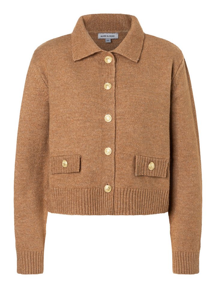 MORE&MORE Strickjacke kurzer, softer Cardigan von MORE&MORE