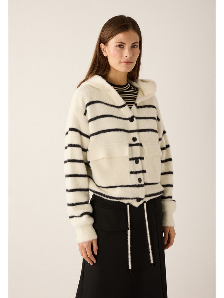 MORE&MORE Strickjacke kuschelige Strickjacke, Kapuze von MORE&MORE