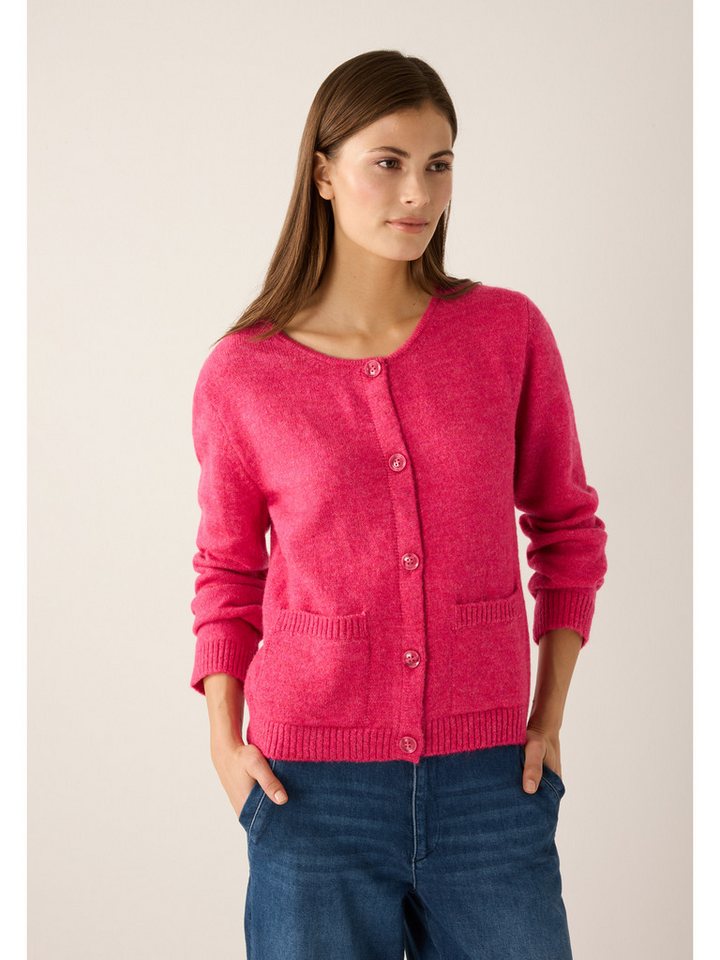 MORE&MORE Strickjacke kuscheliger, kurzer Cardigan von MORE&MORE