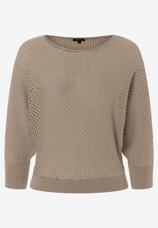 MORE&MORE Strickpullover Ajour Pullover, 3/4 Sleeve von MORE&MORE