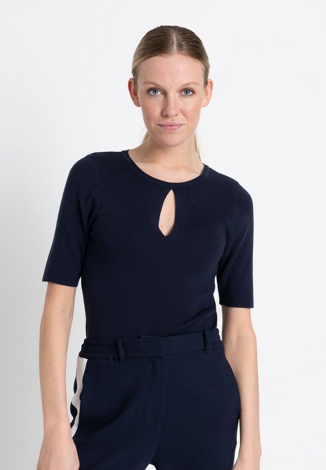 MORE&MORE Strickpullover Kurzarmpullover von MORE&MORE