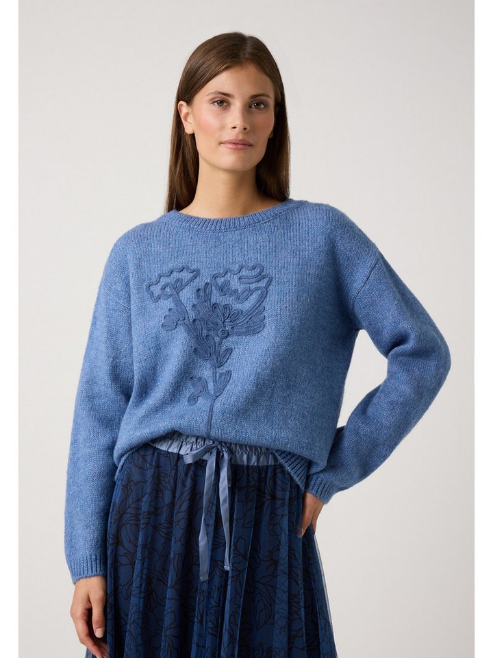 MORE&MORE Strickpullover Strickpullover Rundhals von MORE&MORE