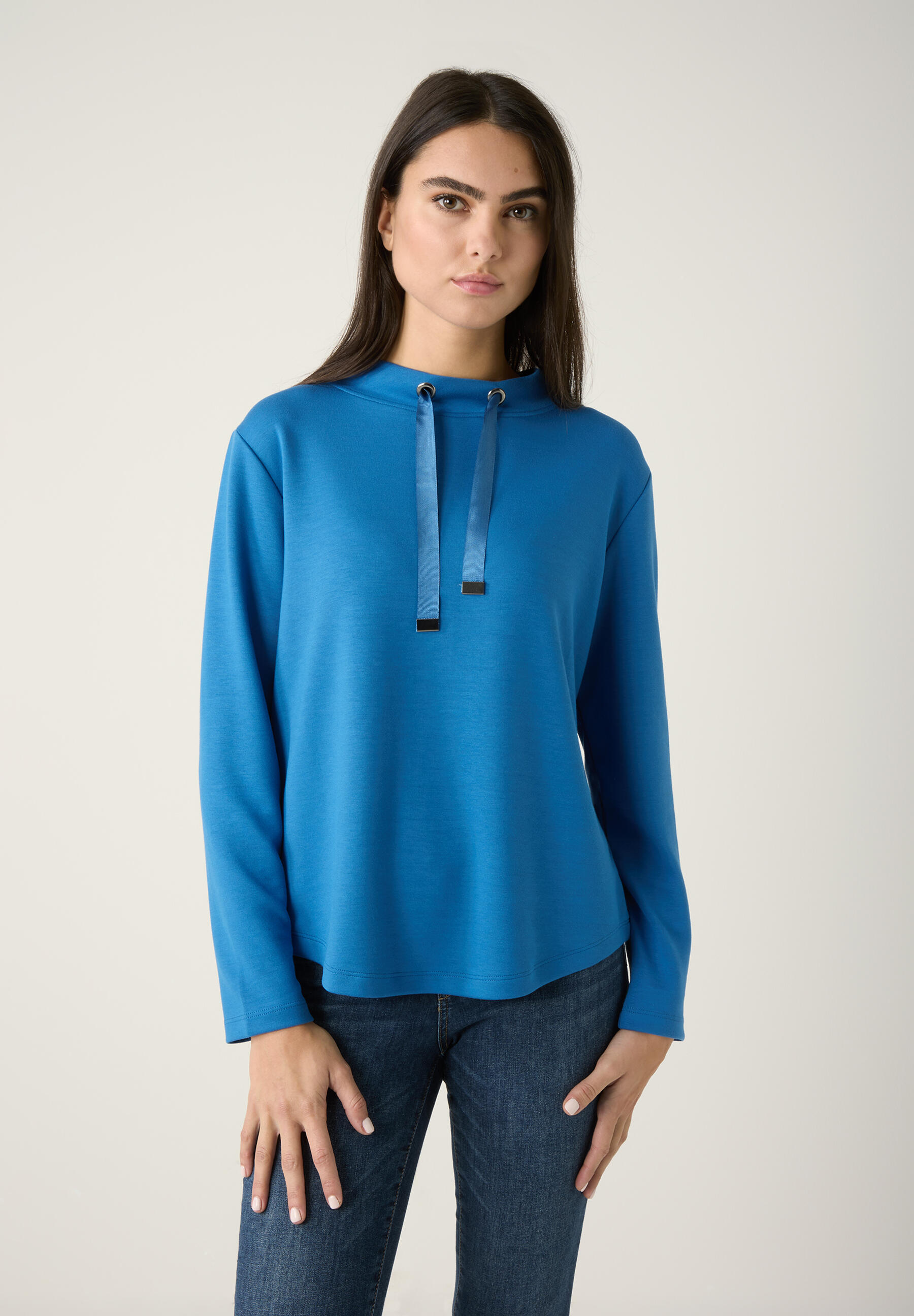 MORE & MORE - Sweatshirt blau - Gr. - 36 von MORE & MORE