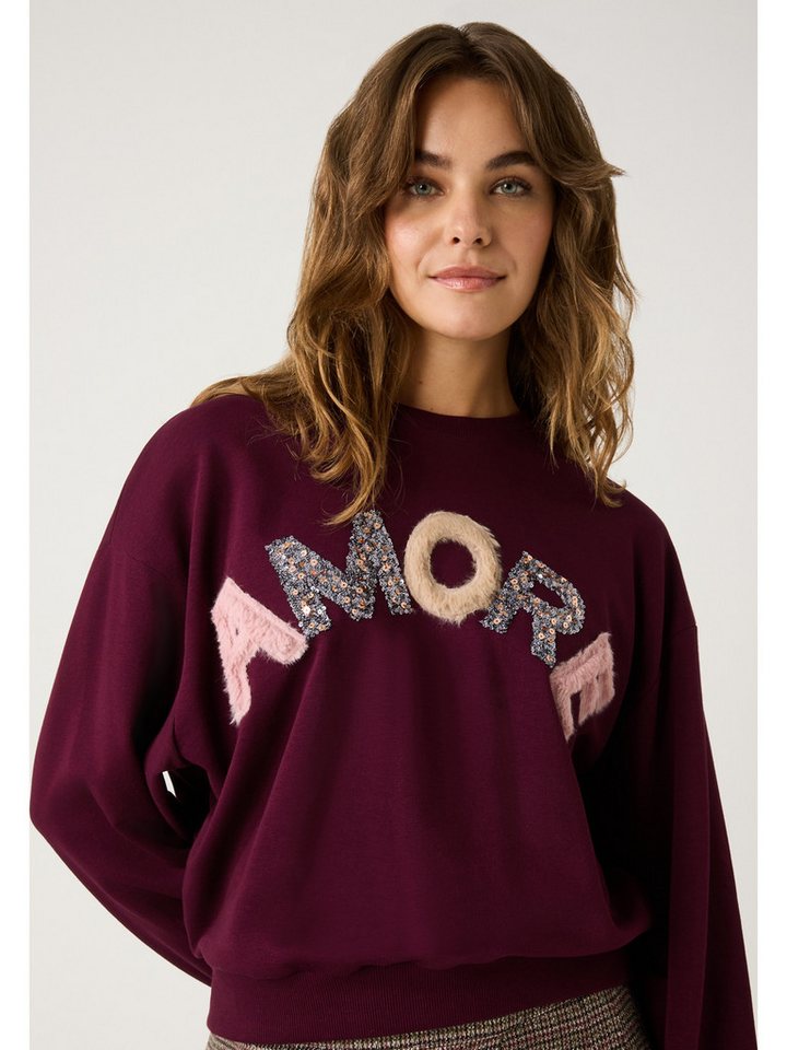 MORE&MORE Sweatshirt softes Baumwollmix-Sweatshirt von MORE&MORE