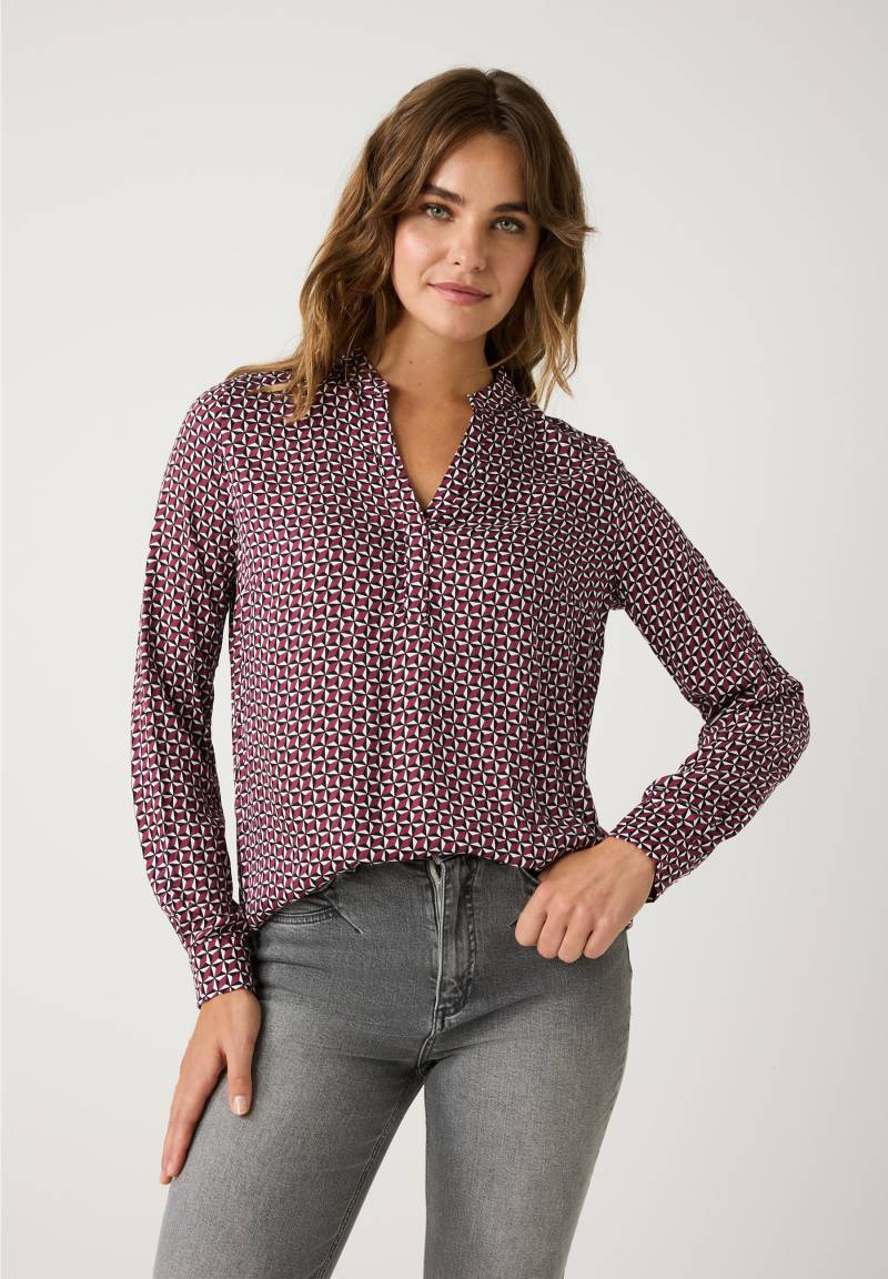 MORE & MORE - Viskose-Printbluse rot - Gr. - 36 von MORE & MORE