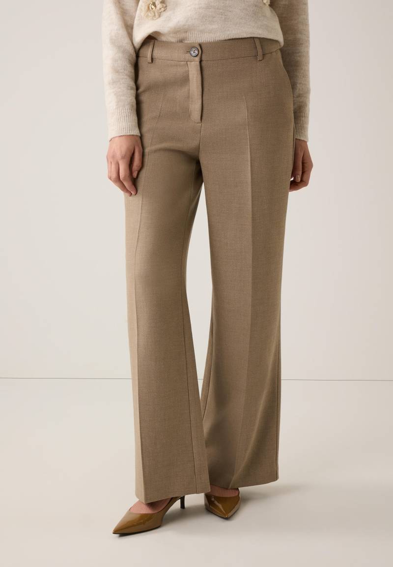 MORE & MORE - Weite Hose braun - Gr. - 40 von MORE & MORE