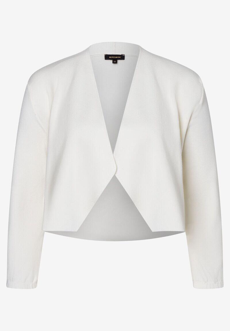 MORE & MORE - kurzer Cardigan ecru Frühjahrs-Kollektion ecru - Gr. - 38 von MORE & MORE