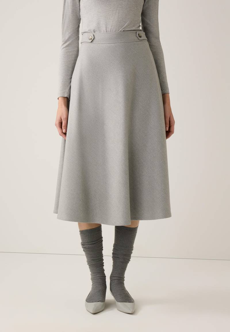 MORE & MORE - weiter Rock grau - Gr. - 36 von MORE & MORE