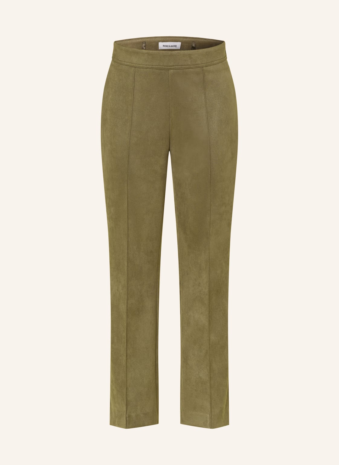 More & More 7/8-Hose In Lederoptik gruen von MORE & MORE