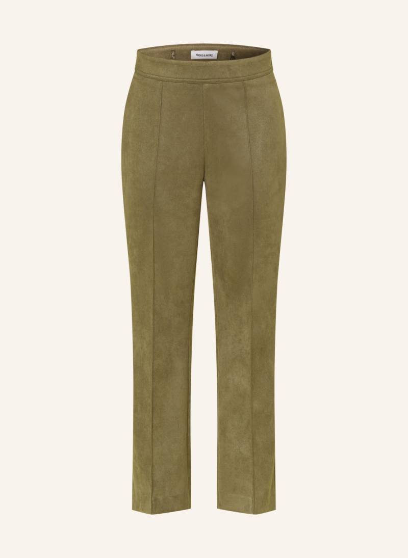 More & More 7/8-Hose In Lederoptik gruen von MORE & MORE